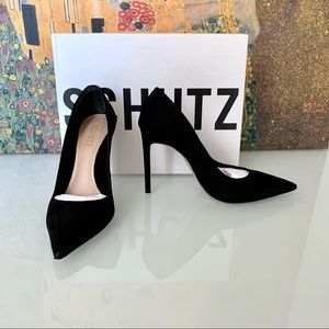 SHUTZ Lou Pump Suede Stiletto